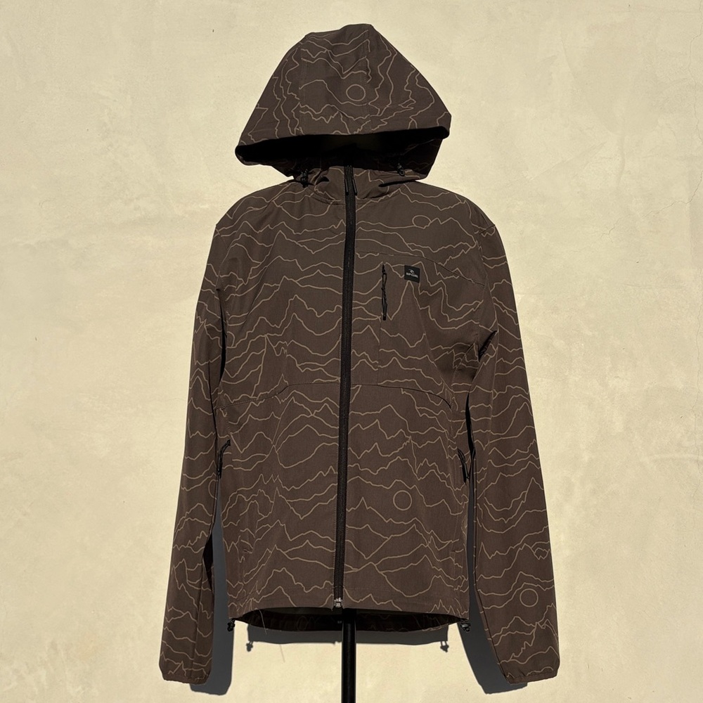 Brown Hooded Waterproof Jacket “Shell” - image 1
